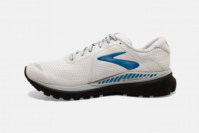 Brooks Adrenaline Gts 20 - Mens Road Running Shoes - White/Blue (14805XKOF)